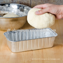 Microwave baking pans, oblong foil loaf pans